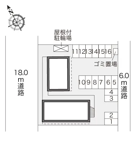 ★手数料０円★四街道市もねの里２丁目 月極駐車場